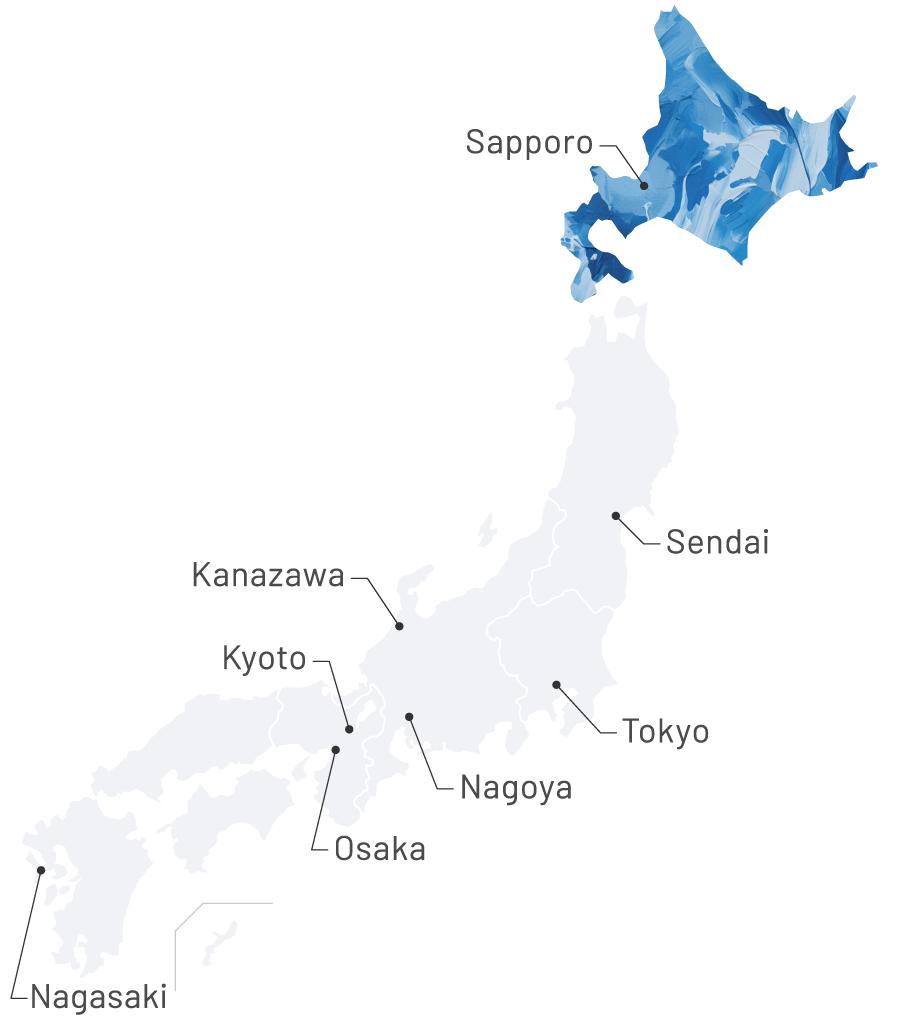 Map Hokkaido