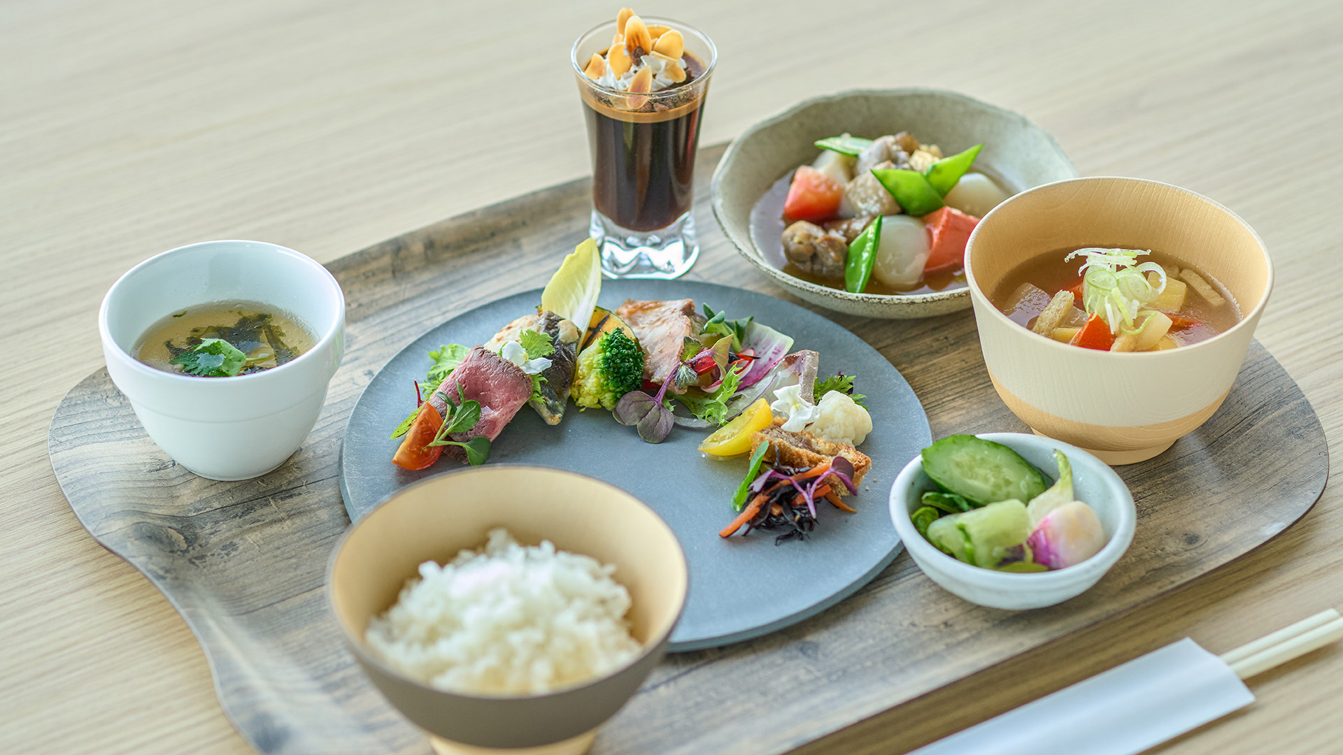 朝食ビュッフェ